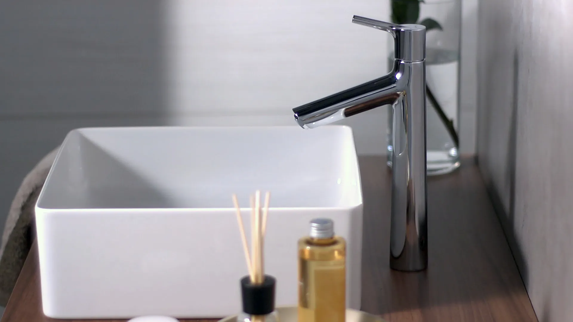 Hansgrohe Talis S Einhebel-Waschtischmischer 190 mit Zugstangen-Ablaufgarnitur, Chrom Hansgrohe Talis S Einhebel-Waschtischmischer 190 mit Zugstangen-Ablaufgarnitur, Chrom