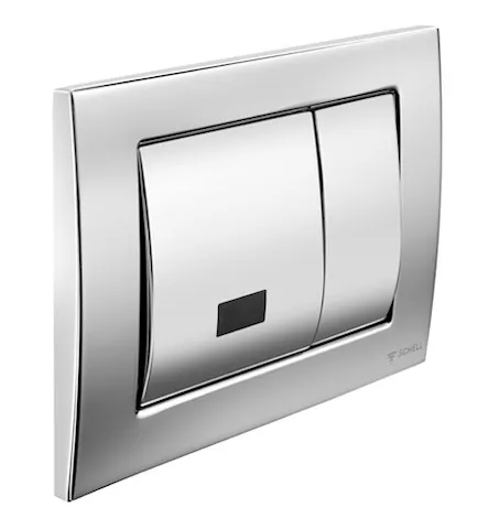 WC-Betätigungsplatte MONTUS FIELD E, Frontplatte chrom WC-Betätigungsplatte MONTUS FIELD E, Frontplatte chrom