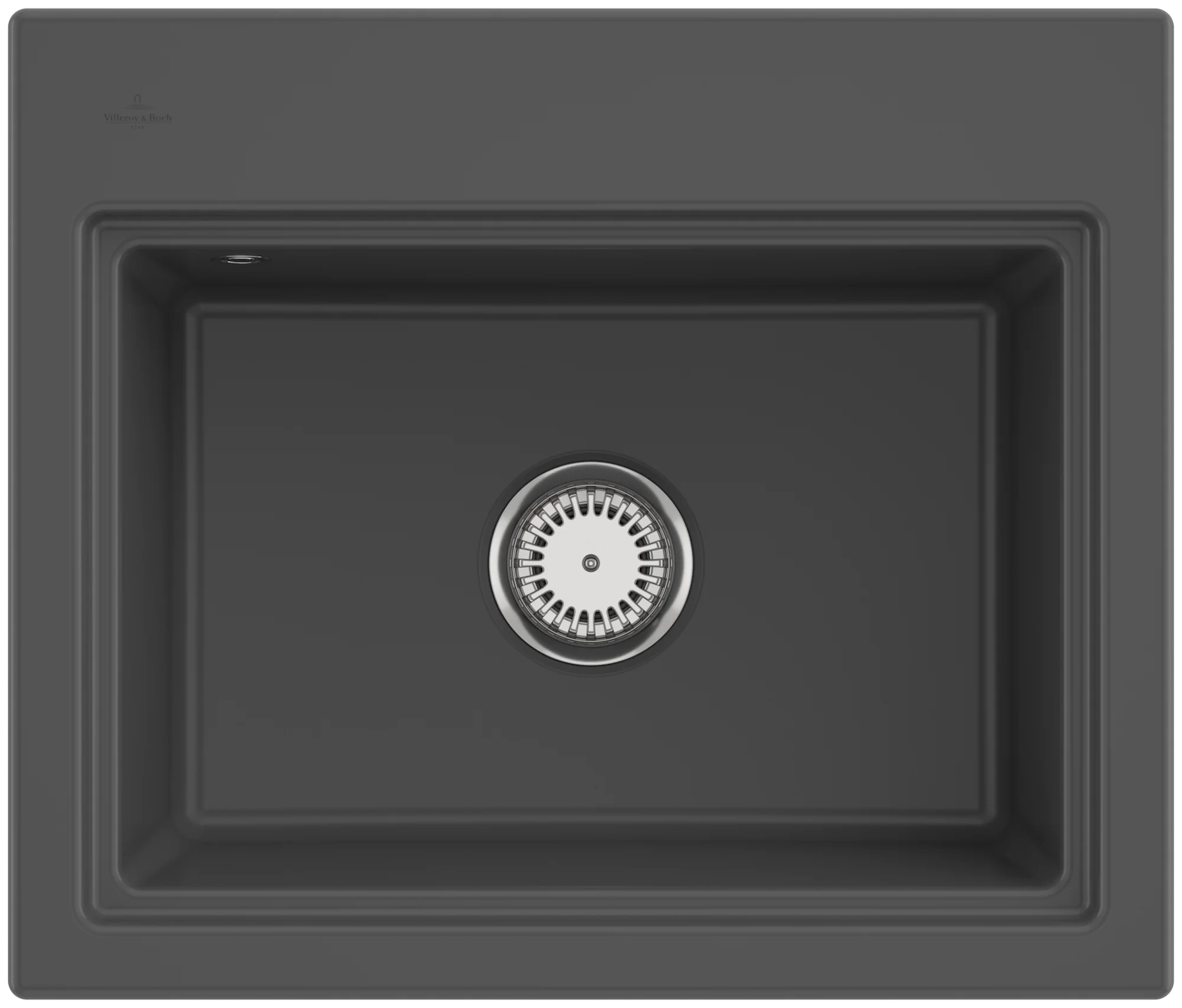 Villeroy & Boch Subway Style 60 S Einbauspüle, 600 x 510 mm, Graphite CeramicPlus
