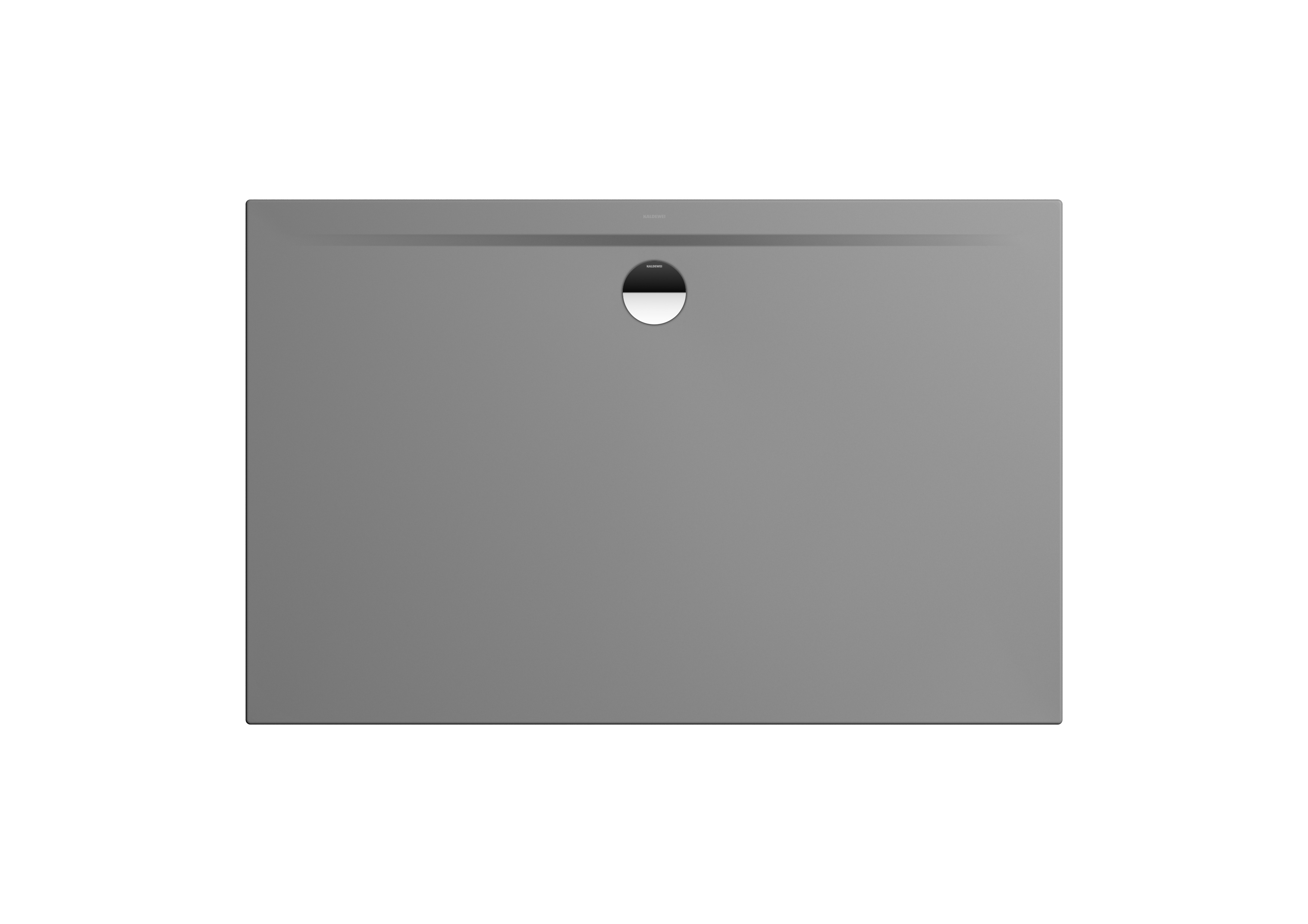 Kaldewei rechteck Duschwanne „Superplan Zero“ 75 × 90 cm ohne Oberflächenveredelung, in cool grey 40
