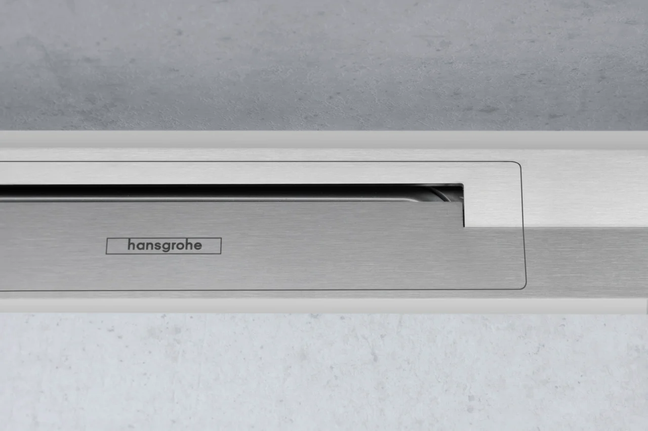 Hansgrohe RainDrain Flex Duschrinne 1000 mm, wandangebunden, höhenverstellbar, Edelstahl V2A, bis zu 60 l/min Ablaufleistung Hansgrohe RainDrain Flex Duschrinne 1000 mm, wandangebunden, höhenverstellbar, Edelstahl V2A, bis zu 60 l/min Ablaufleistung