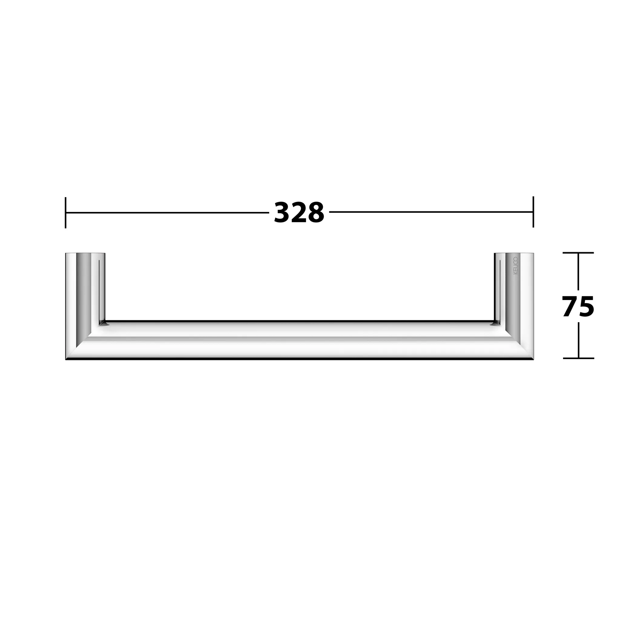 REVA 12807010000 Haltegriff 328 mm verchromt REVA 12807010000 Haltegriff 328 mm verchromt