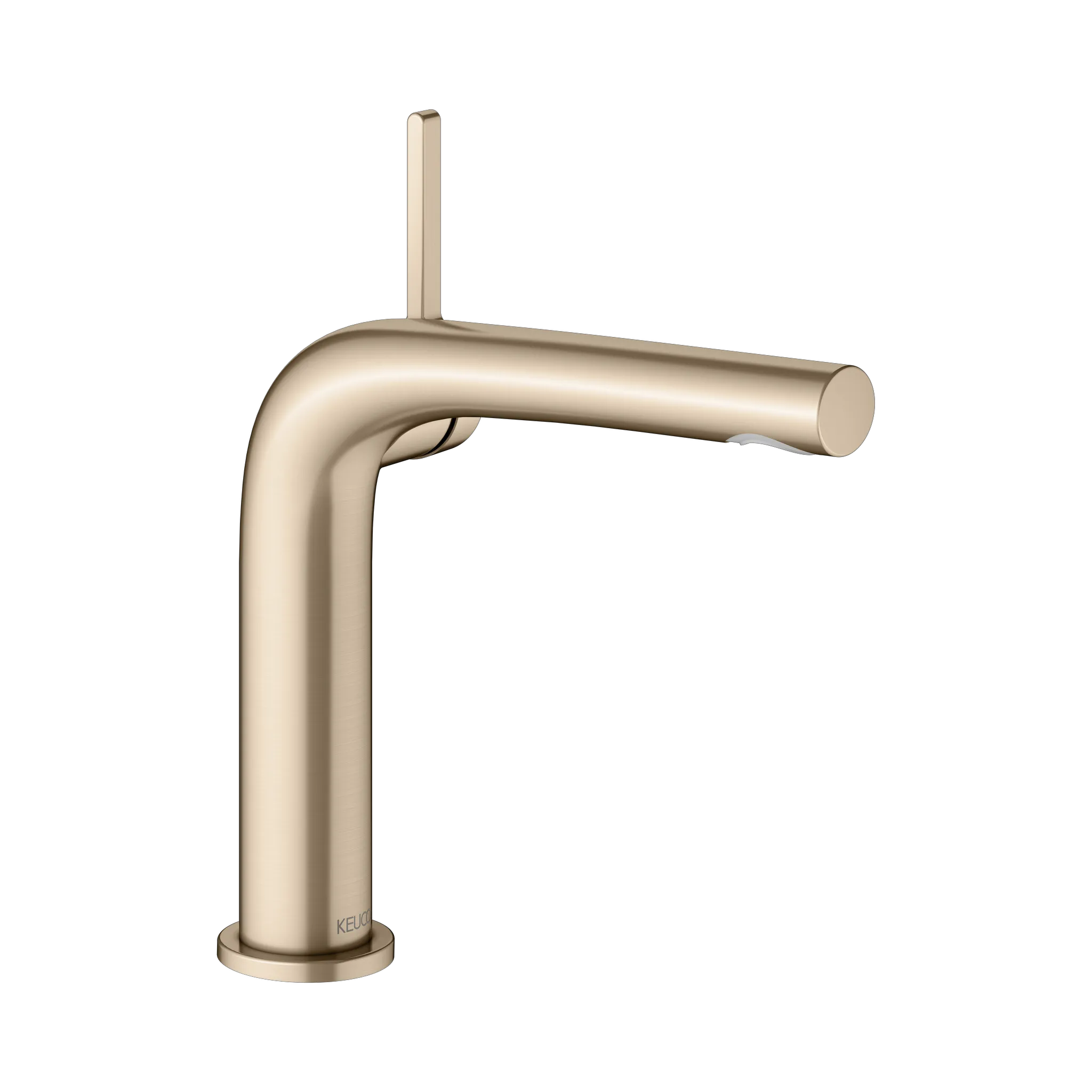 KEUCO EDITION 400 Einhebel-Waschtischmischer 150 ohne Zugstangen-Ablaufgarnitur Bronze gebürstet