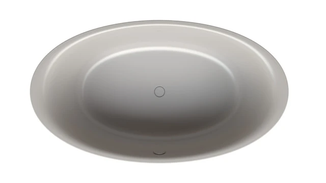 Bette oval Badewanne „BetteEve Oval Silhouette“ 180 × 100 cm in Dust