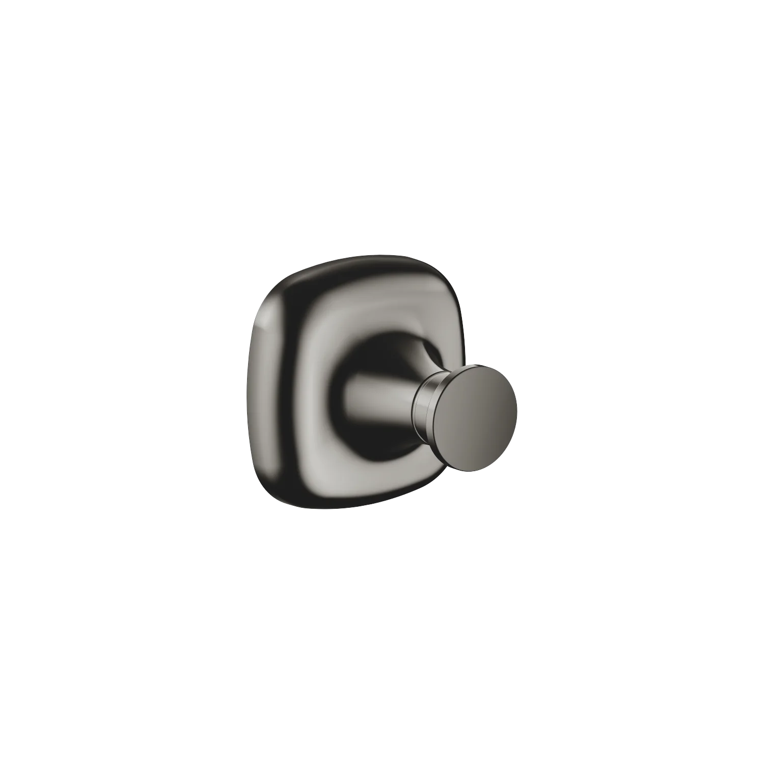 Dornbracht COYA Haken Dark Chrome, Rosette 60 x 60 mm, Ausladung 50 mm