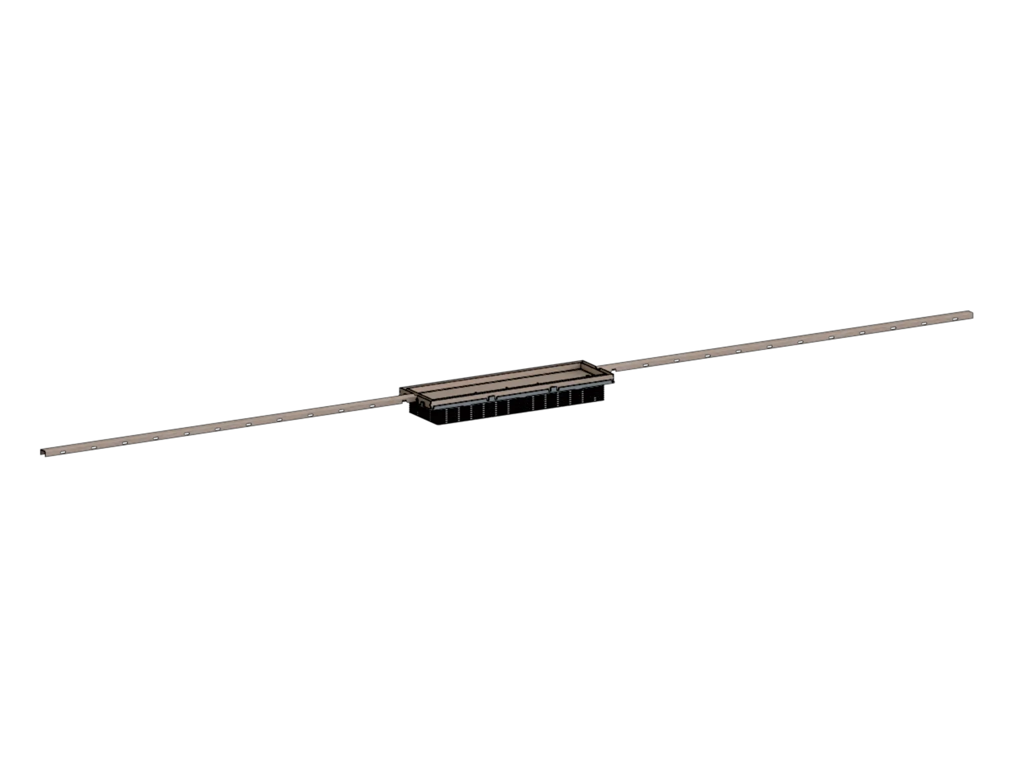 Duschrinne CeraFloor Connect, rotgold matt, 800 - 1500 mm