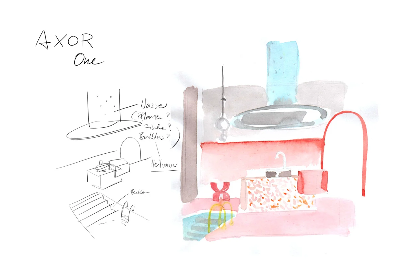Hansgrohe AXOR Suite Aufsatzwaschtisch 400 mm, SolidSurface, Chrom, ohne Hahnloch und Überlauf, CE-konform