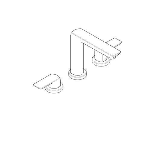 AMEO Waschtischarmatur Dreilochmontage, mit Ablaufg. chrom AMEO Waschtischarmatur Dreilochmontage, mit Ablaufg. chrom