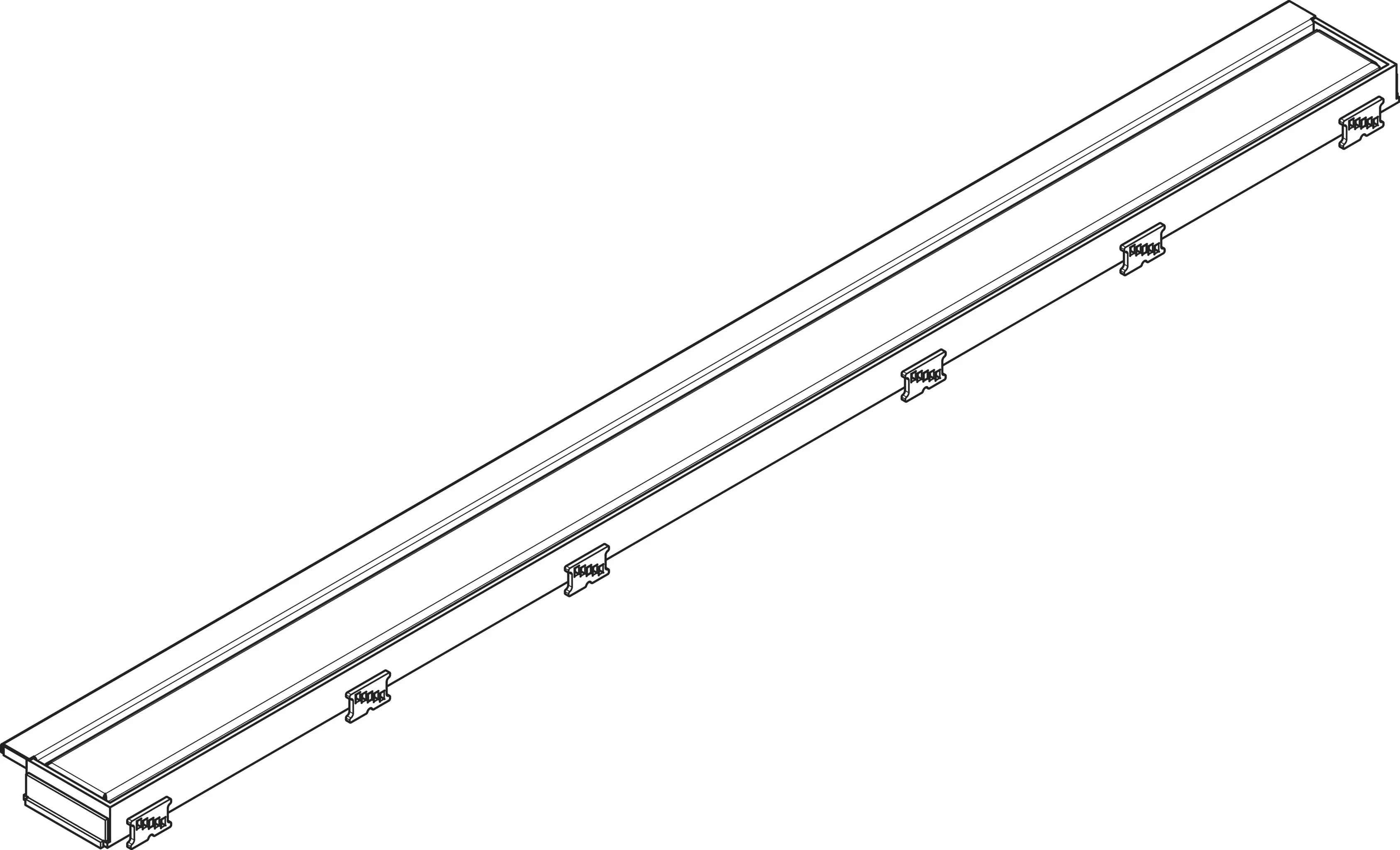 Hansgrohe RainDrain Match Duschrinne 1000 mm, höhenverstellbarer Rahmen, Edelstahl V2A, Mattweiß