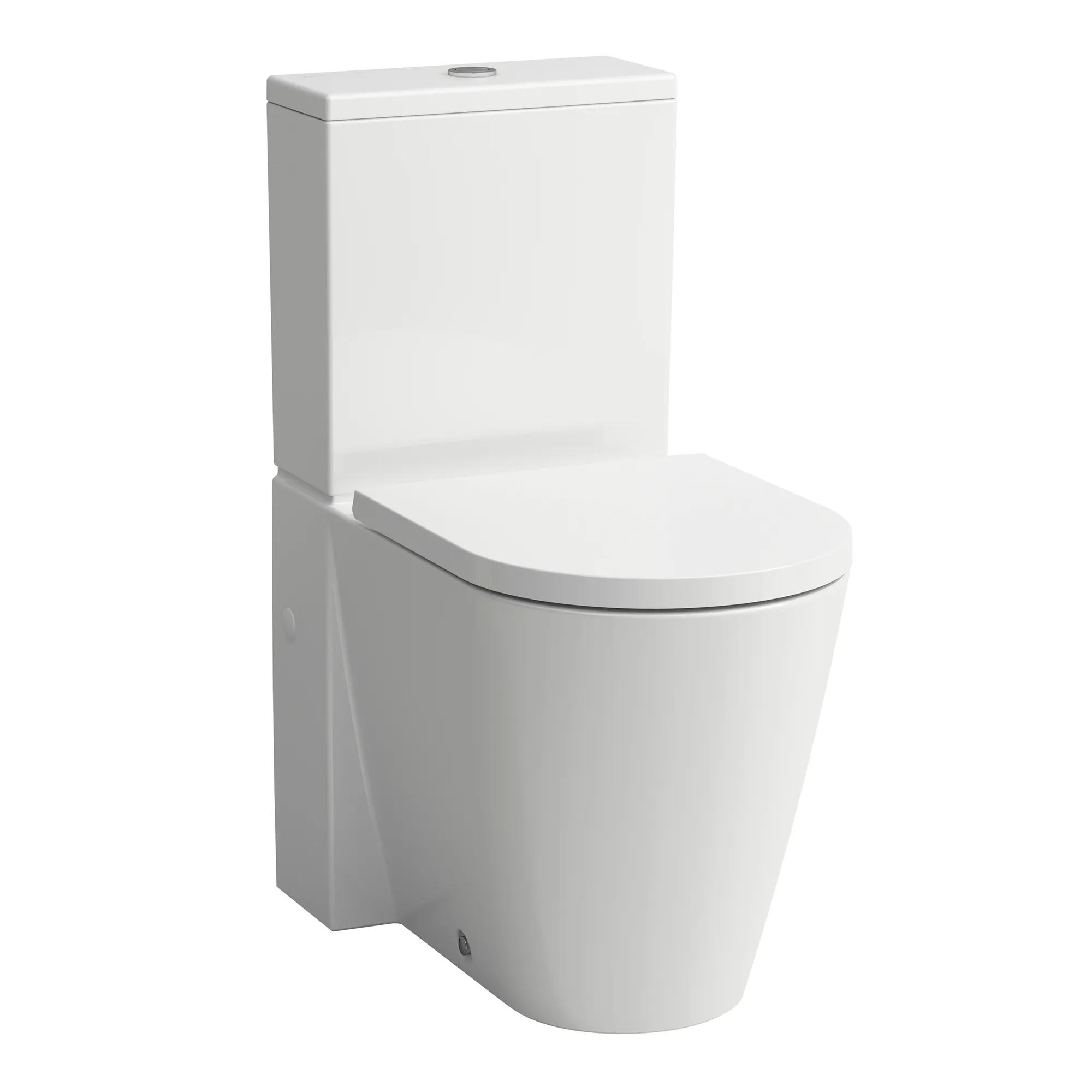 Tiefspül-WC Kombination Kartell • 660x370x430 spülrandlos Abgang waagrecht oder senkrecht weißSpülkasten und WC-Sitz extra zu bestellen