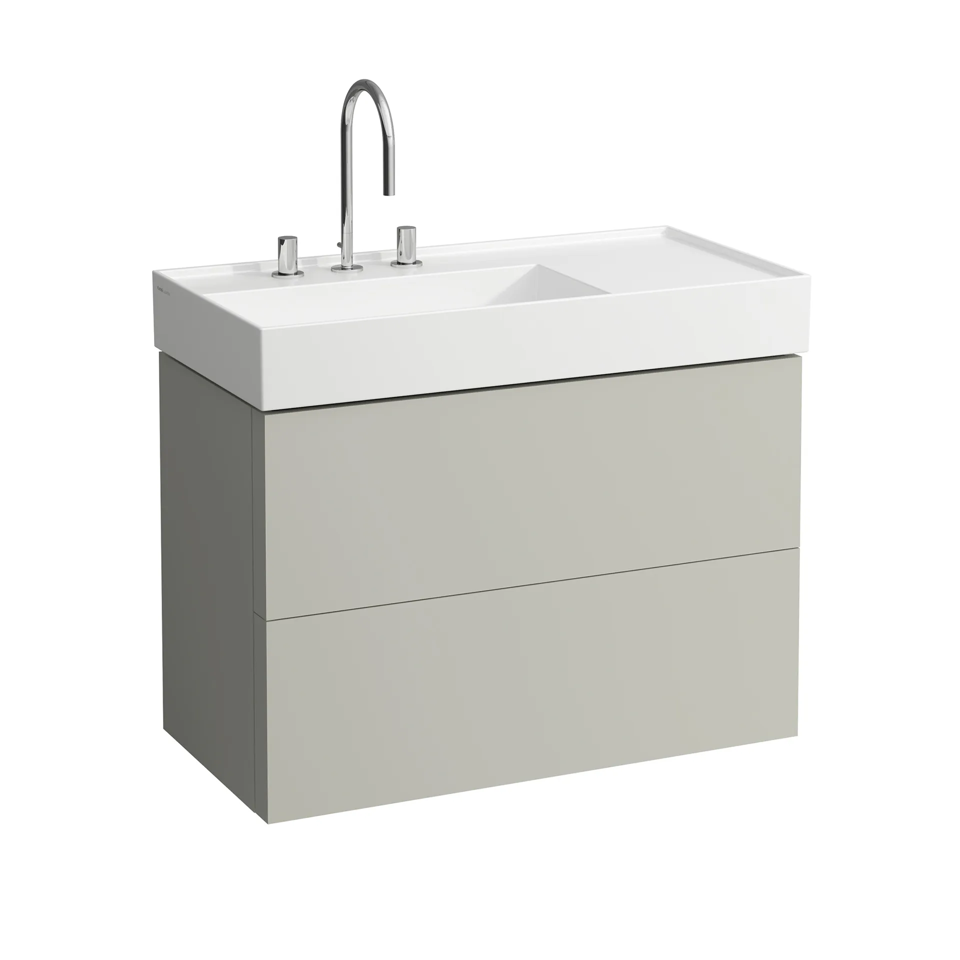 Laufen Waschtischunterbau „Kartell“ 450 × 600 × 880 mm Kieselgrau Laufen Waschtischunterbau „Kartell“ 450 × 600 × 880 mm Kieselgrau