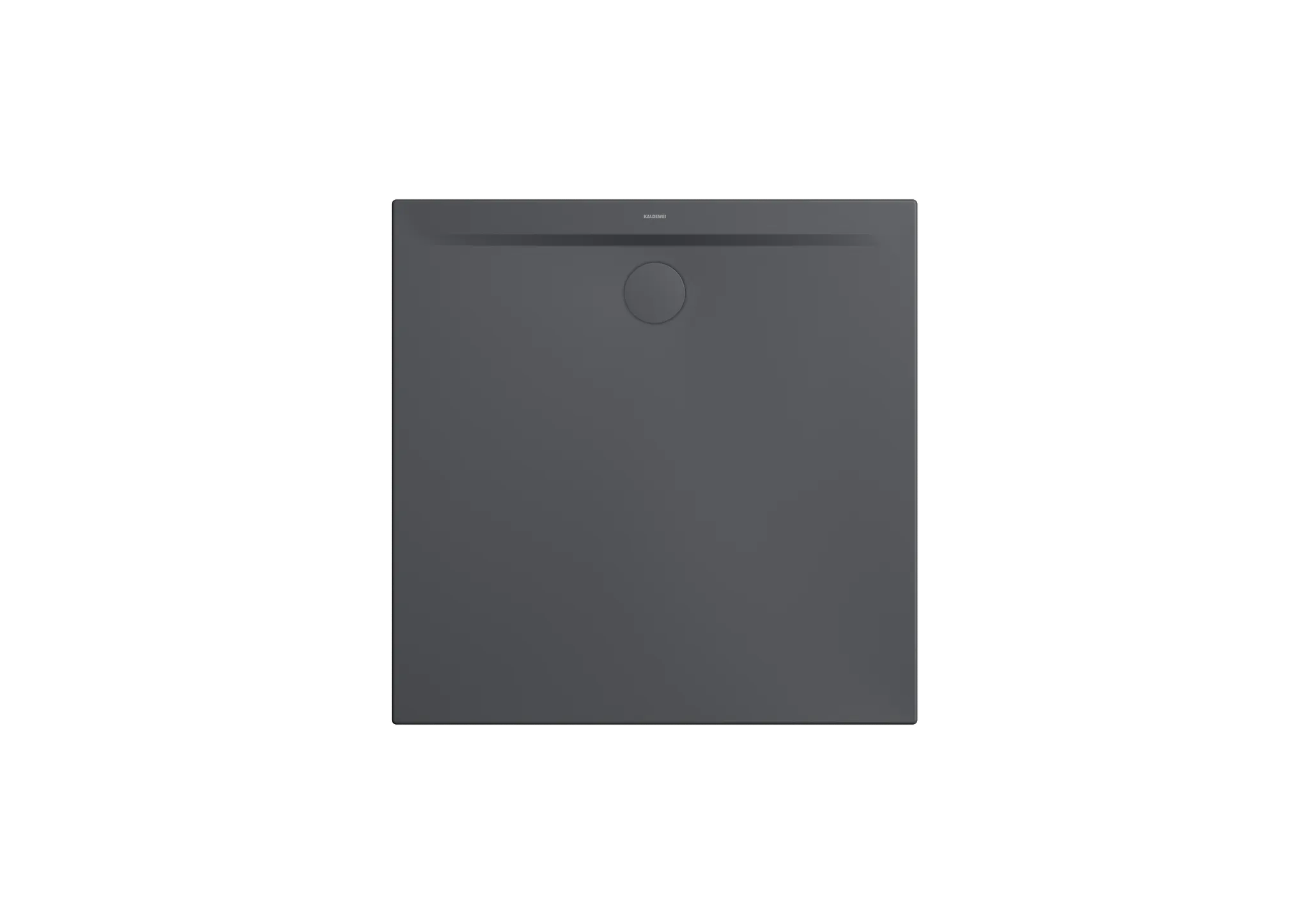 Kaldewei quadrat Duschwanne „Superplan Zero“ 90 × 90 cm mit Antislip Secure Plus, in cool grey 80