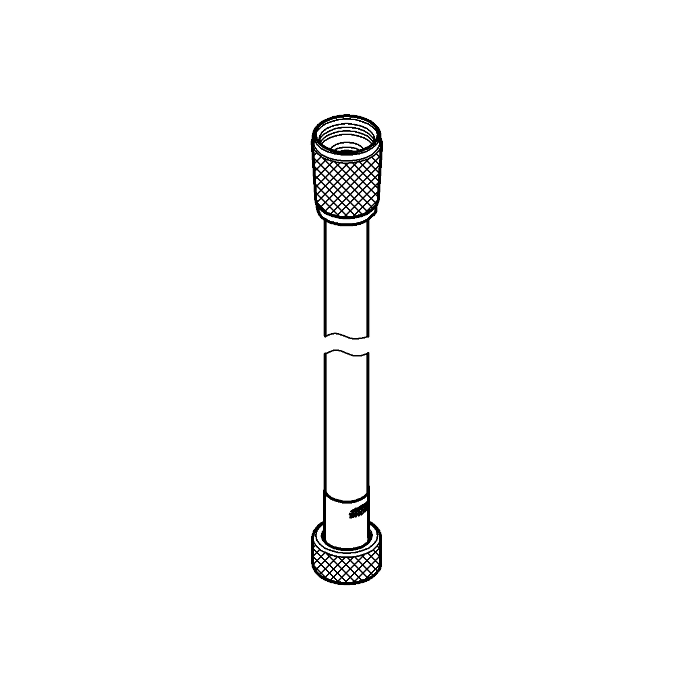 Brauseschlauch Silverflex TwistStop 28362_1, 1.250 mm, chrom