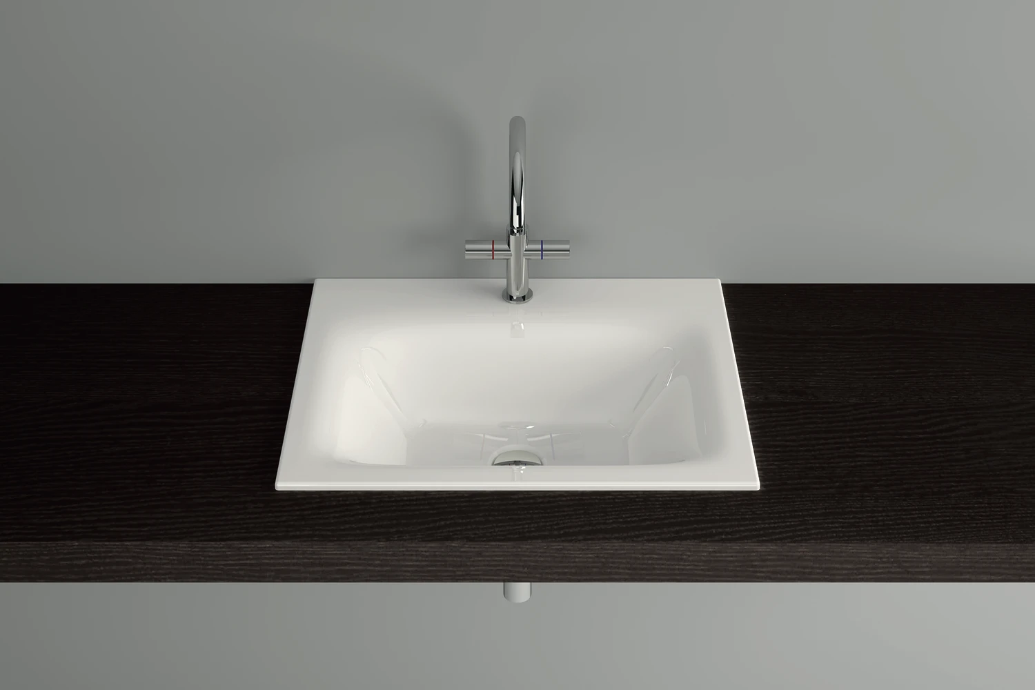 Einbauwaschtisch „BetteLux“, ohne Überlauf, ohne Hahnlochbohrung 60 × 49,5 cm in Pergamon Einbauwaschtisch „BetteLux“, ohne Überlauf, ohne Hahnlochbohrung 60 × 49,5 cm in Pergamon