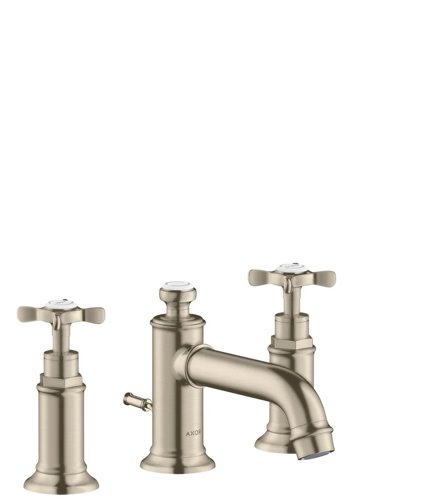 Hansgrohe AXOR Montreux 3-Loch Waschtischarmatur Chrom, Ausladung 143 mm, ComfortZone 30, Normalstrahl, max. Durchfluss 5 l/min Hansgrohe AXOR Montreux 3-Loch Waschtischarmatur Chrom, Ausladung 143 mm, ComfortZone 30, Normalstrahl, max. Durchfluss 5 l/min
