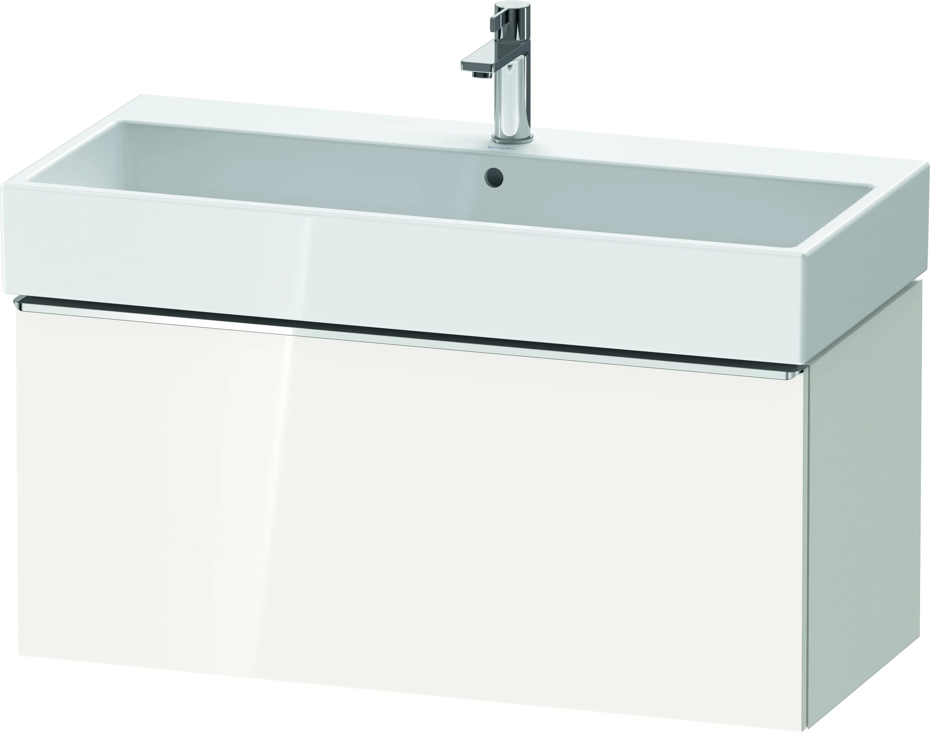 Duravit Waschtischunterschrank wandhängend „D-Neo“ 98,4 × 44 × 44,2 cm Weiß Hochglanz
