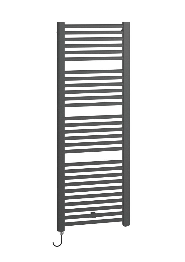 Kermi Elektroheizkörper „Basic®-E“ 74,9 × 177 cm in glanzsilber Metallic