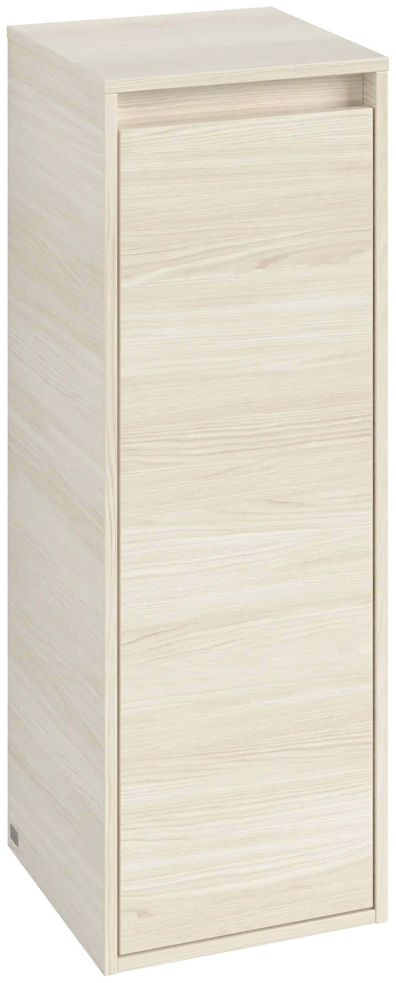 Villeroy & Boch Seitenschrank Skyla C80201 Eckig White Oak 350x1000x349 mm mit Absenkautomatik und integrierten Griffen Villeroy & Boch Seitenschrank Skyla C80201 Eckig White Oak 350x1000x349 mm mit Absenkautomatik und integrierten Griffen