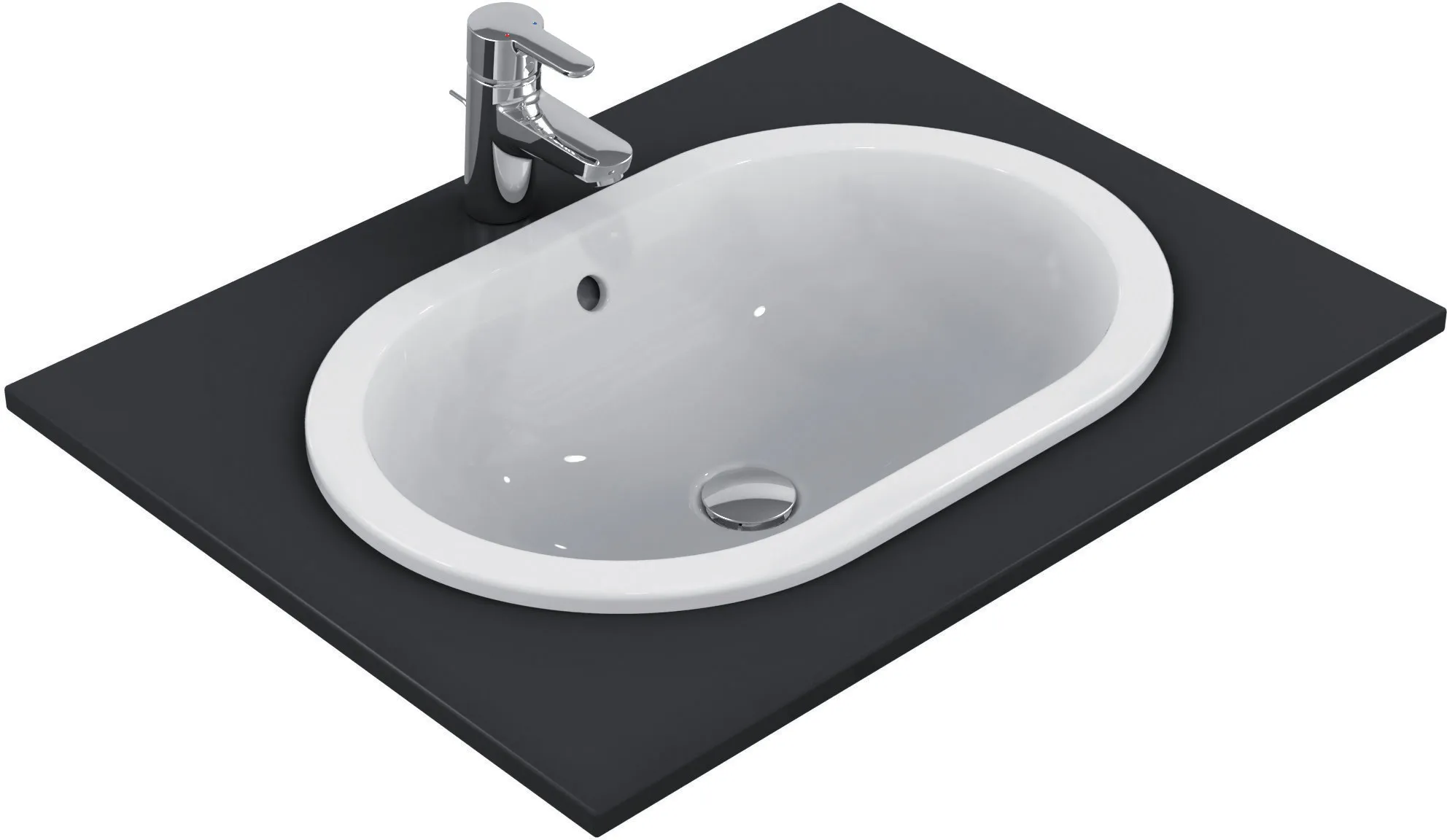 Waschbecken „Connect“ 62 × 41 × 17,5 cm Waschbecken „Connect“ 62 × 41 × 17,5 cm
