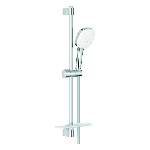 Brausestangenset Tempesta Cube 110 27928_3, 600mm, Handbrause Tempesta Cube 110, 2 Strahlarten: Rain/Jet, Brauseschlauch Relexaflex 1.750mm, Ablage, maximaler Durchfluss (bei 3 bar): 13.5 l/min, chrom Brausestangenset Tempesta Cube 110 27928_3, 600mm, Handbrause Tempesta Cube 110, 2 Strahlarten: Rain/Jet, Brauseschlauch Relexaflex 1.750mm, Ablage, maximaler Durchfluss (bei 3 bar): 13.5 l/min, chrom