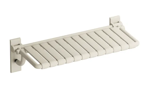 HEWI Duschklappsitz, rechteckig (USA), matt, 817x382 mm