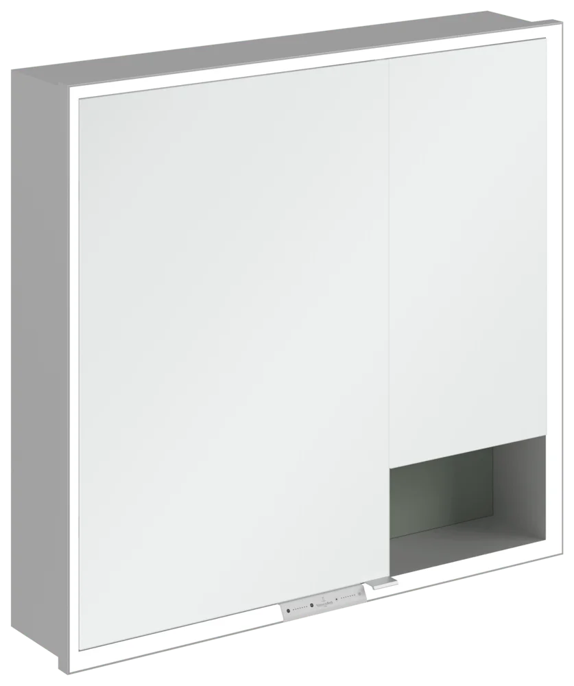 Villeroy & Boch Einbau-Spiegelschrank My View+ Soft Green 800x750x167 mm mit Beleuchtung und Absenkautomatik Villeroy & Boch Einbau-Spiegelschrank My View+ Soft Green 800x750x167 mm mit Beleuchtung und Absenkautomatik