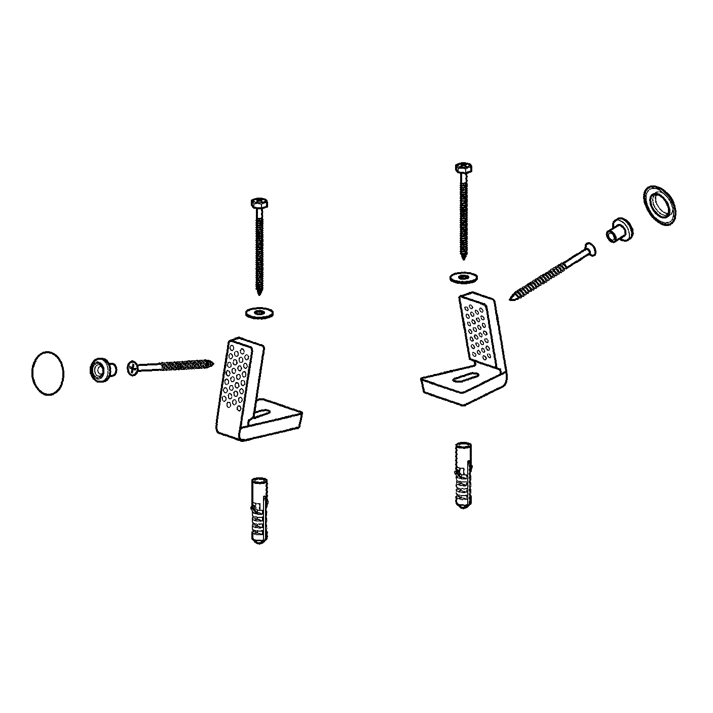 GROHE Befestigungssatz 49516 für Stand-Bidet/-WC GROHE Befestigungssatz 49516 für Stand-Bidet/-WC