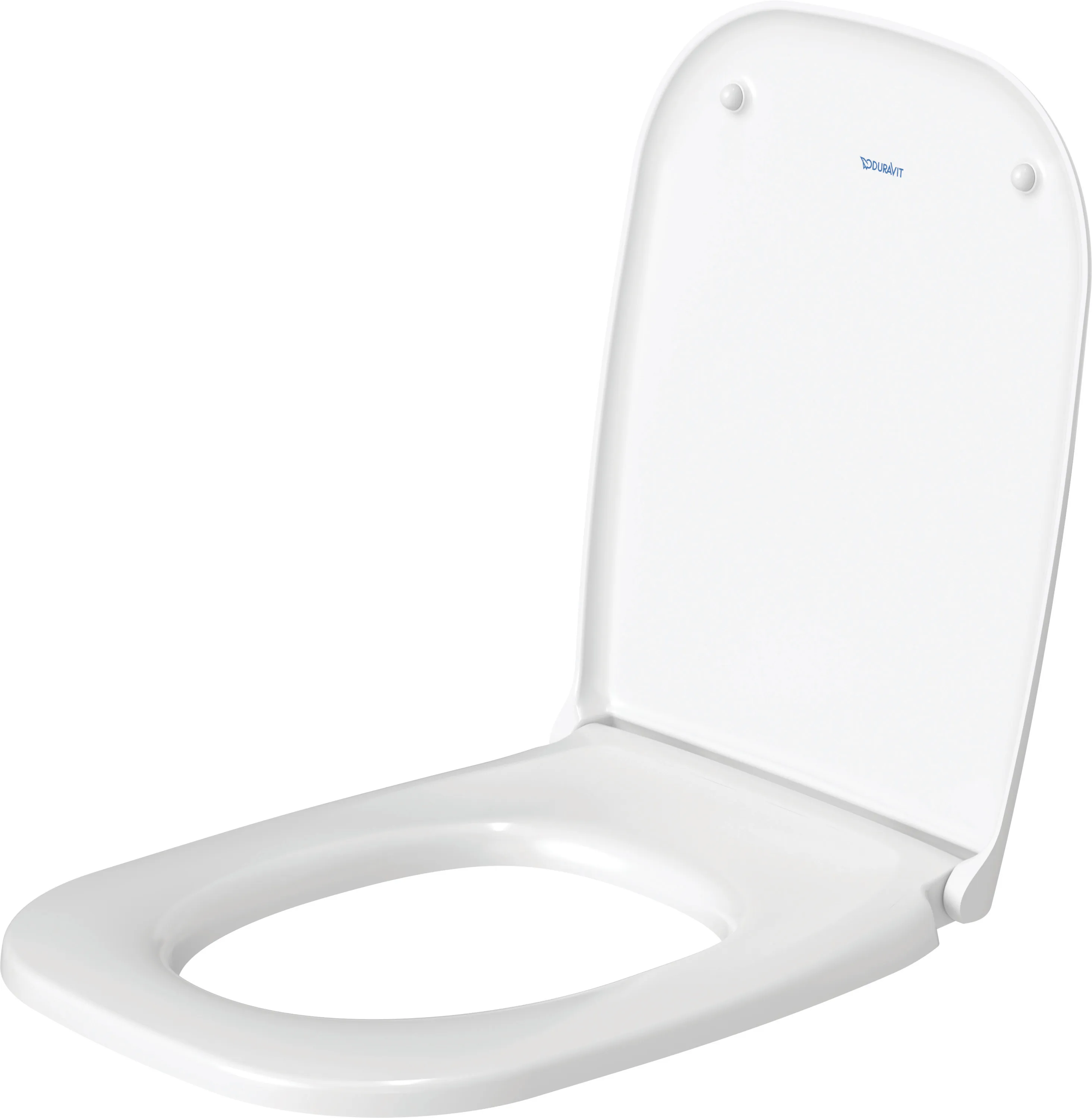 Duravit WC-Sitz „D-Code“ 35,9 × 44,2 × 5 cm in, Scharniere Kunststoff