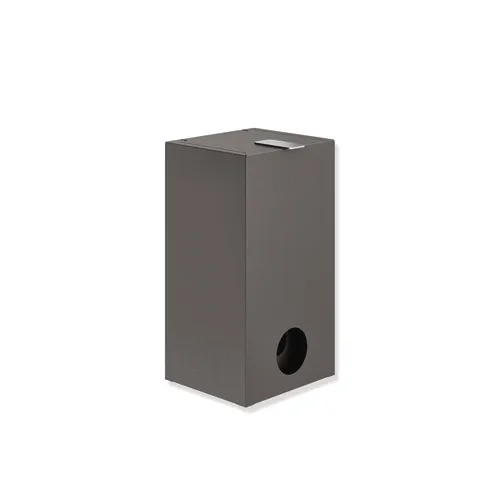 HEWI Hygieneabfallbehälter „System 900“ 16 × 29 × 14 cm in Dunkelgrau tiefmatt HEWI Hygieneabfallbehälter „System 900“ 16 × 29 × 14 cm in Dunkelgrau tiefmatt
