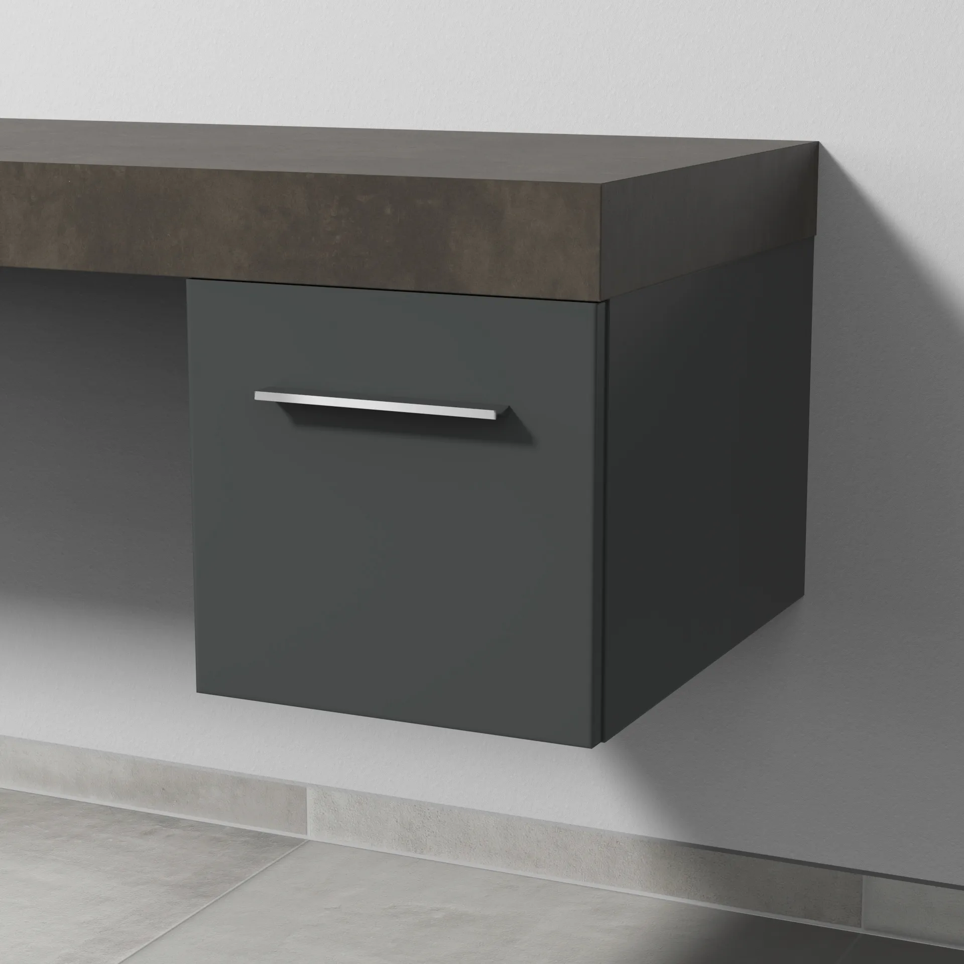 Sanipa Anbauschrank „2morrow“ 350 × 340 × 520 mm in Anthrazit (matt) Sanipa Anbauschrank „2morrow“ 350 × 340 × 520 mm in Anthrazit (matt)