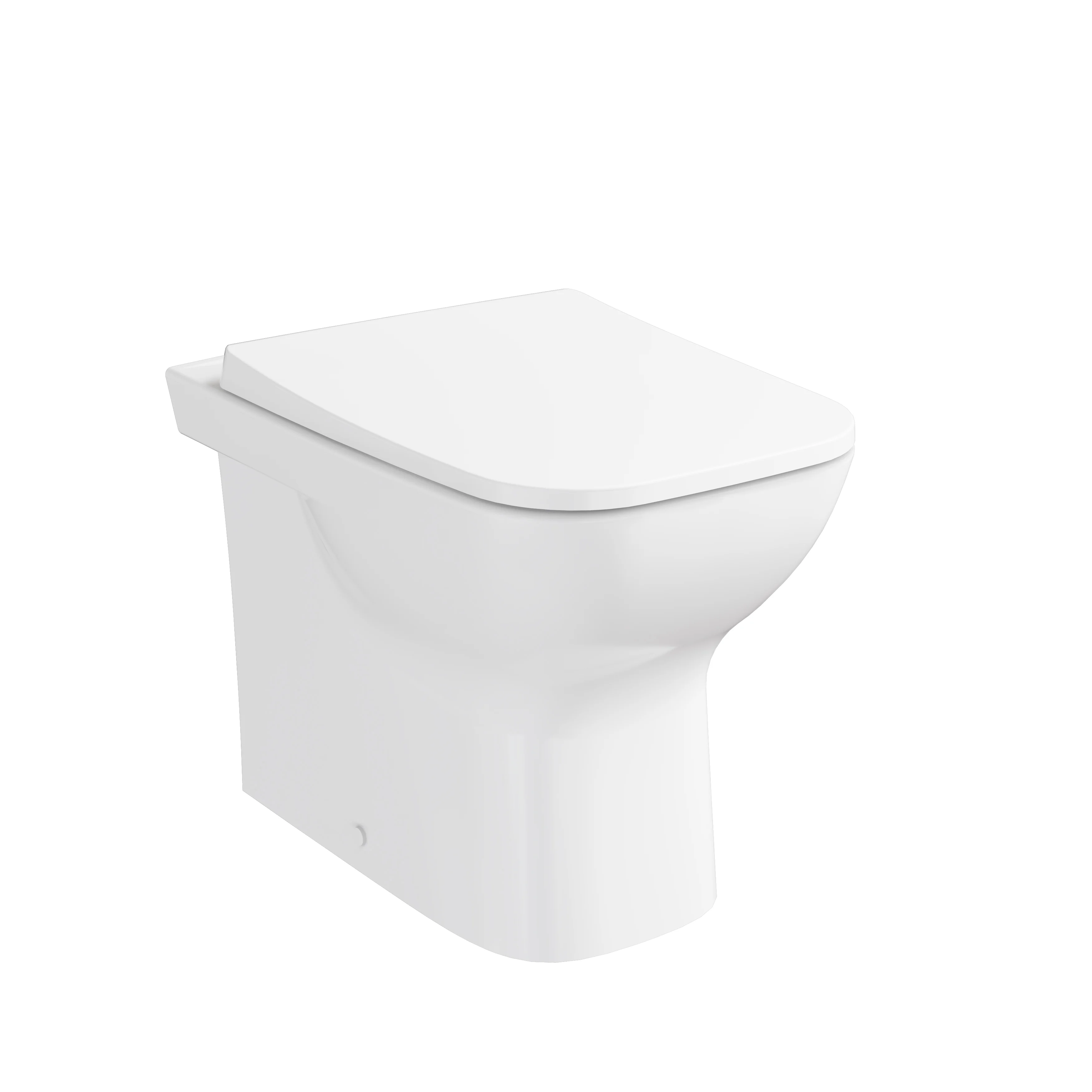 New S20 Square Tiefspüler-Stand-WC spülrandlos Smooth Flush back to wall Abgang waagerecht 36 x 52 cm (BxT) Weiß Hochglanz New S20 Square Tiefspüler-Stand-WC spülrandlos Smooth Flush back to wall Abgang waagerecht 36 x 52 cm (BxT) Weiß Hochglanz
