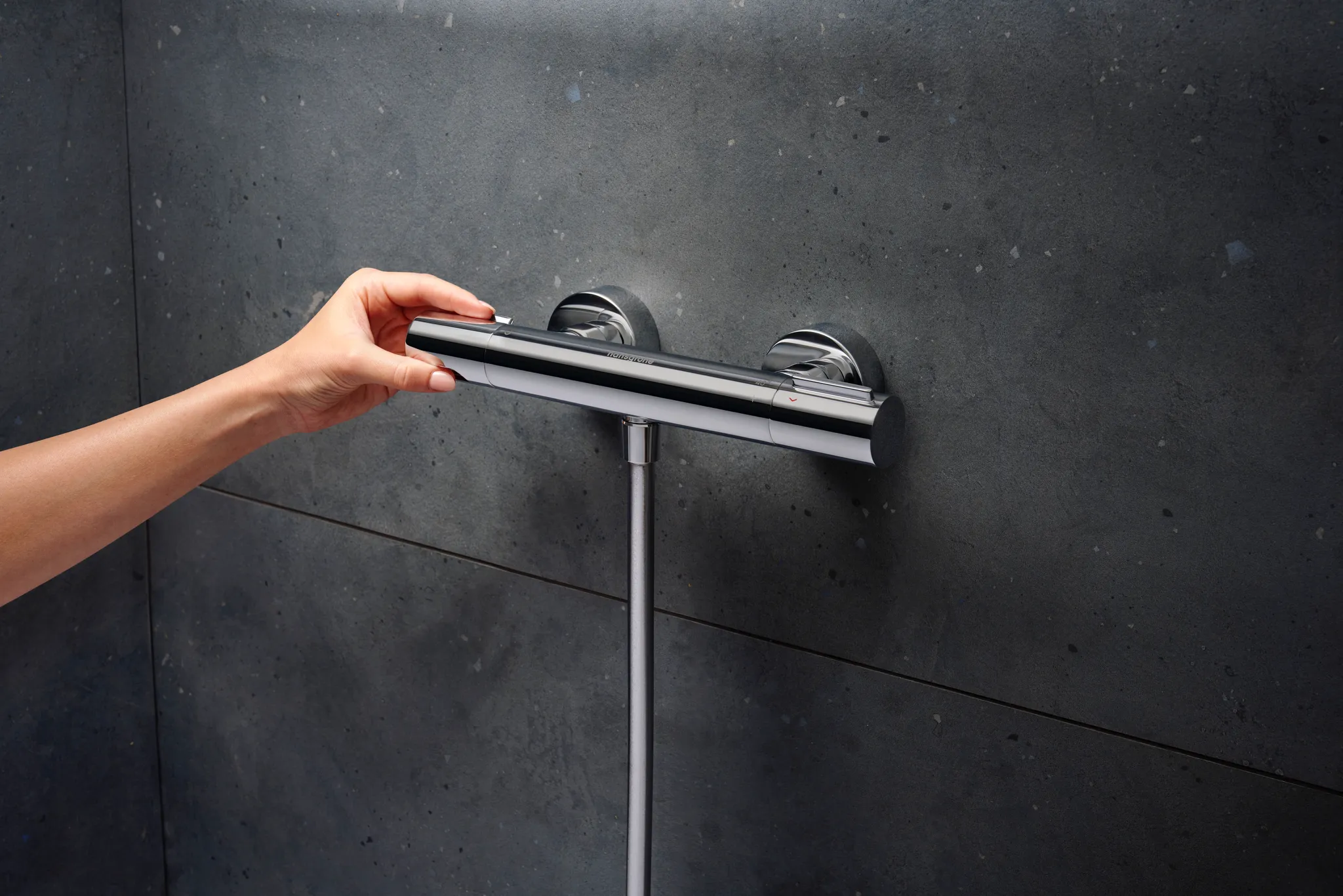 Hansgrohe Ecostat Element Brausethermostat Aufputz Chrom Hansgrohe Ecostat Element Brausethermostat Aufputz Chrom