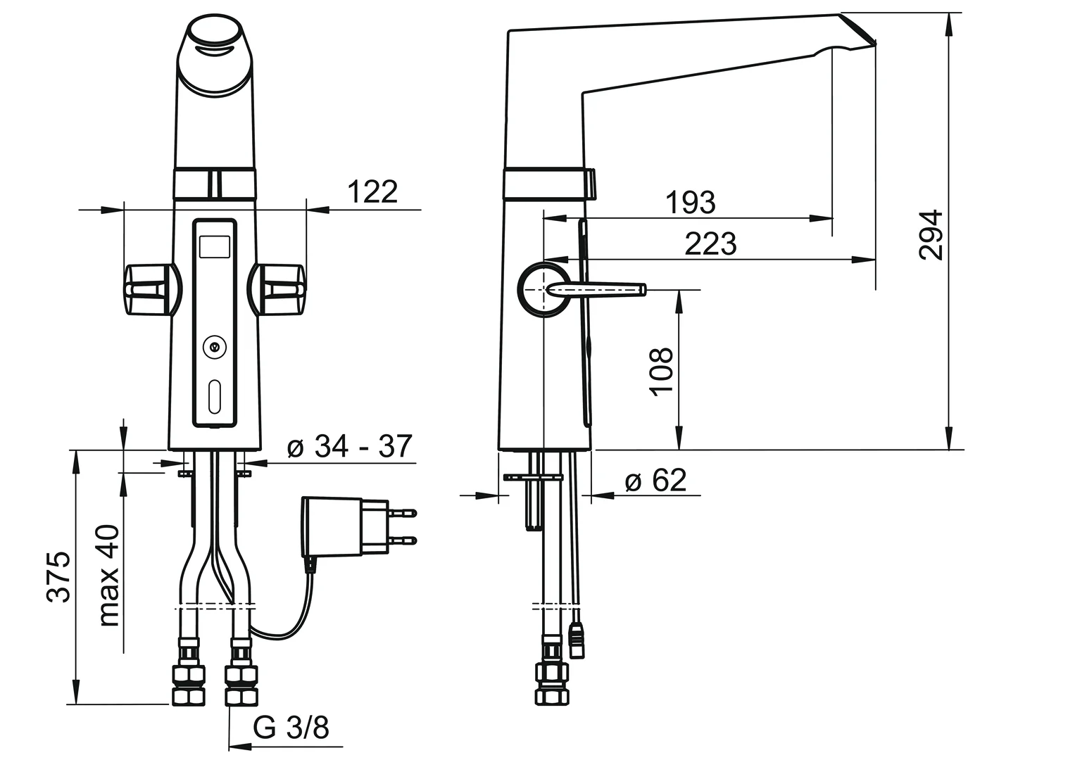 Küchenarmatur HansaFIT 6523 230⁄5 V