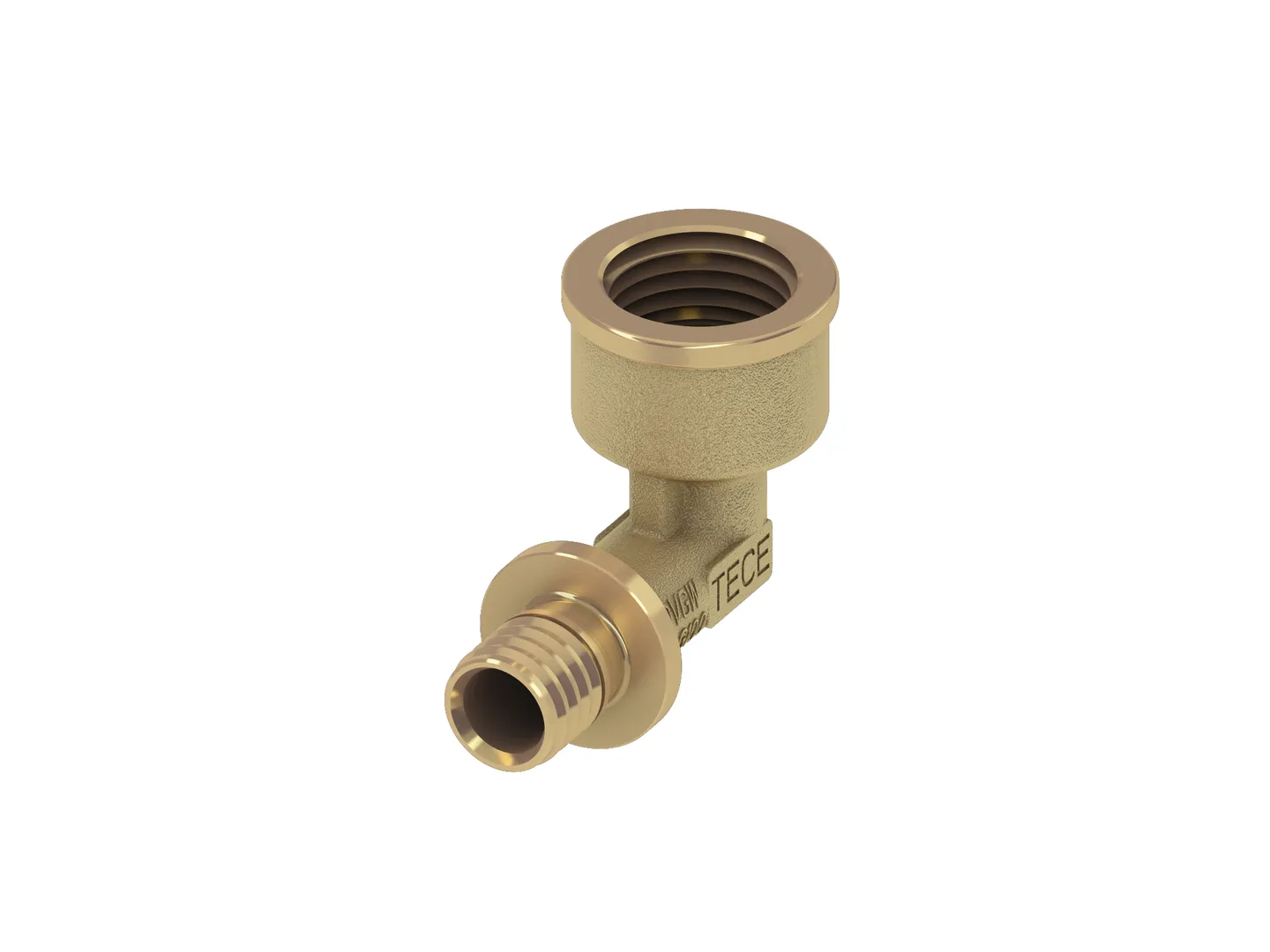 TECEflex Winkelübergangsmuffe Dimension 25 × Rp 3/4", Siliziumbronze TECEflex Winkelübergangsmuffe Dimension 25 × Rp 3/4", Siliziumbronze