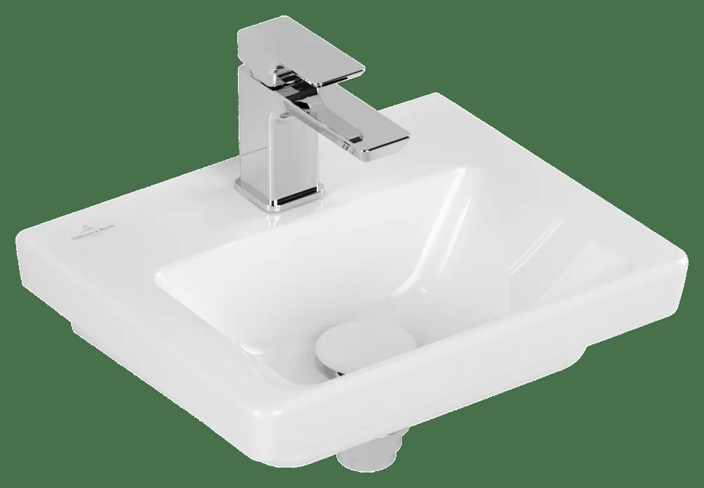 Villeroy & Boch Handwaschbecken Subway 3.0 370x305mm Rechteck 1HL. ohne Überlauf Weiß Alpin