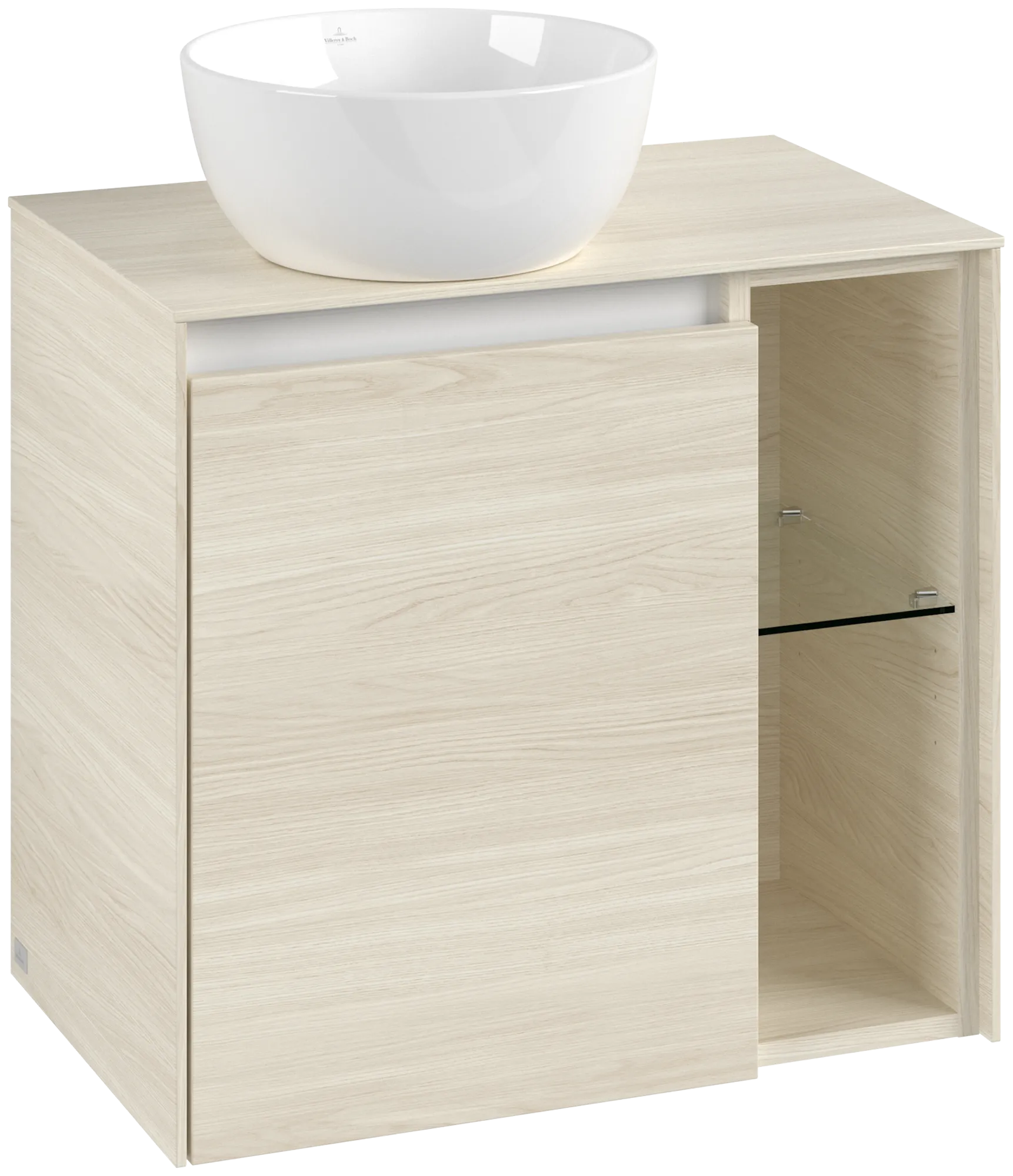 Villeroy & Boch Collaro Waschbeckenunterschrank, 600x548x380mm, links