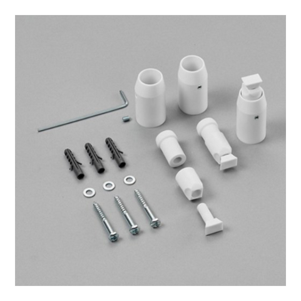 Montageset für Elektroheizkörper „Toga“ in weiß Montageset für Elektroheizkörper „Toga“ in weiß