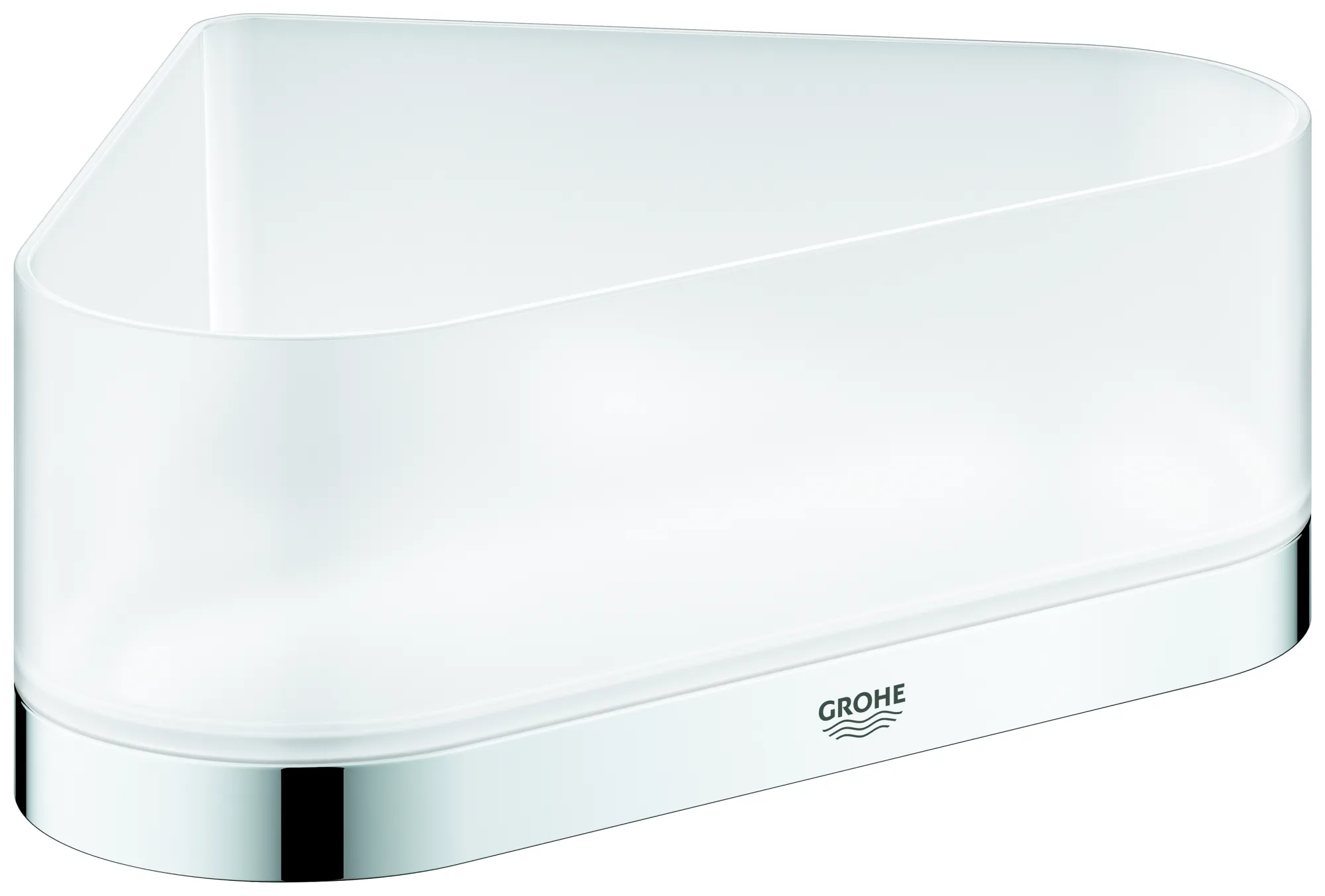 Eck-Duschablage Selection 41038, mit Halterung, Metall / Kunststoff, chrom Eck-Duschablage Selection 41038, mit Halterung, Metall / Kunststoff, chrom