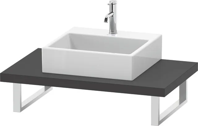 Duravit Konsole „L-Cube“ in Graphit Matt