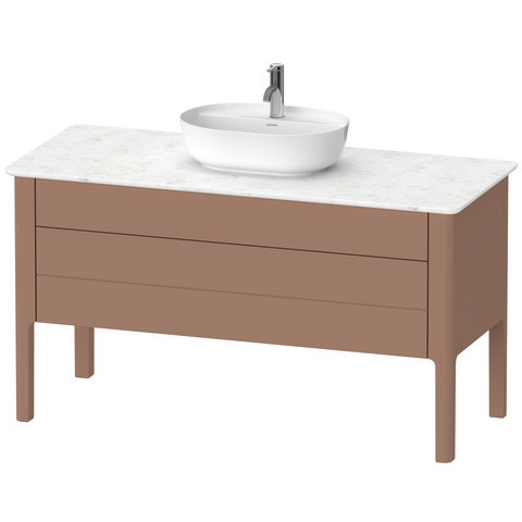 Duravit Waschtischunterschrank bodenstehend „Luv“ 133,8 × 74,3 × 57 cm