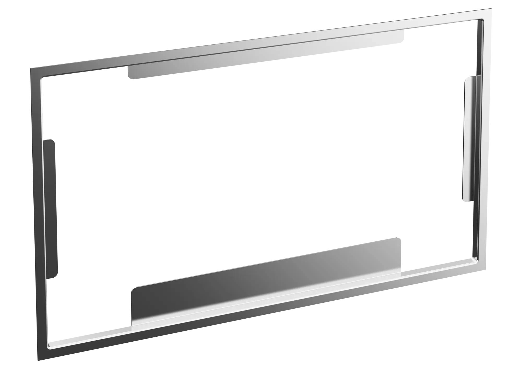 Distanzrahmen für Einbauset flächenbündig ViConnect Installationssysteme 922158, 13,5 x 145 x 8,5 mm, Edelstahl Distanzrahmen für Einbauset flächenbündig ViConnect Installationssysteme 922158, 13,5 x 145 x 8,5 mm, Edelstahl