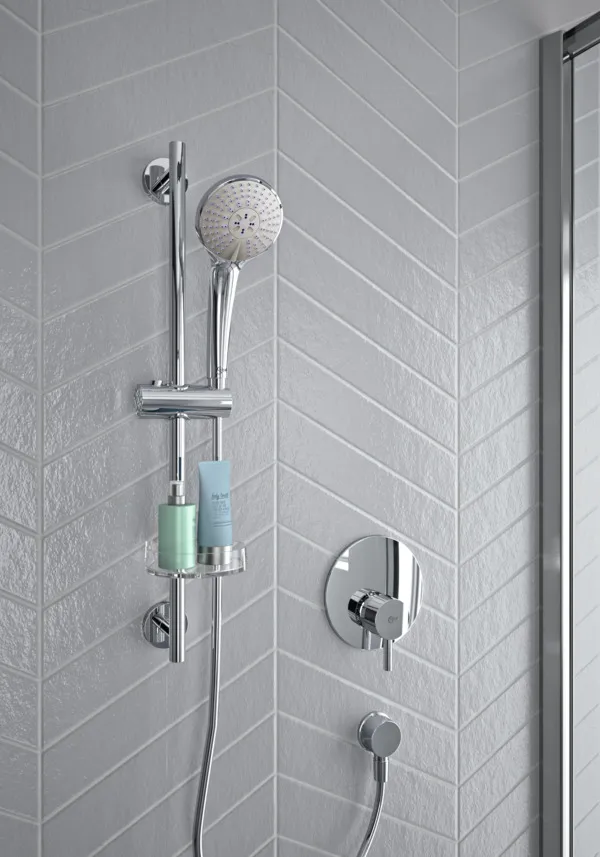 Wandanschlussbogen Unterputz Idealrain, Chrom Wandanschlussbogen Unterputz Idealrain, Chrom