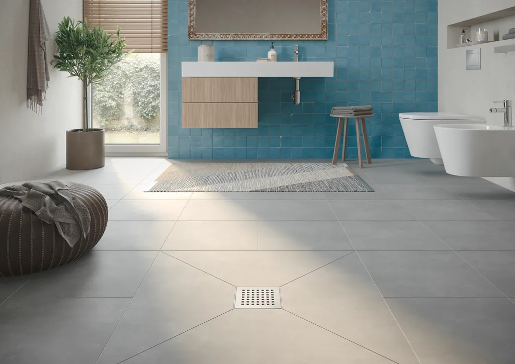 drainpoint S 120 Ablaufset Norm mit Seal System Universalflansch