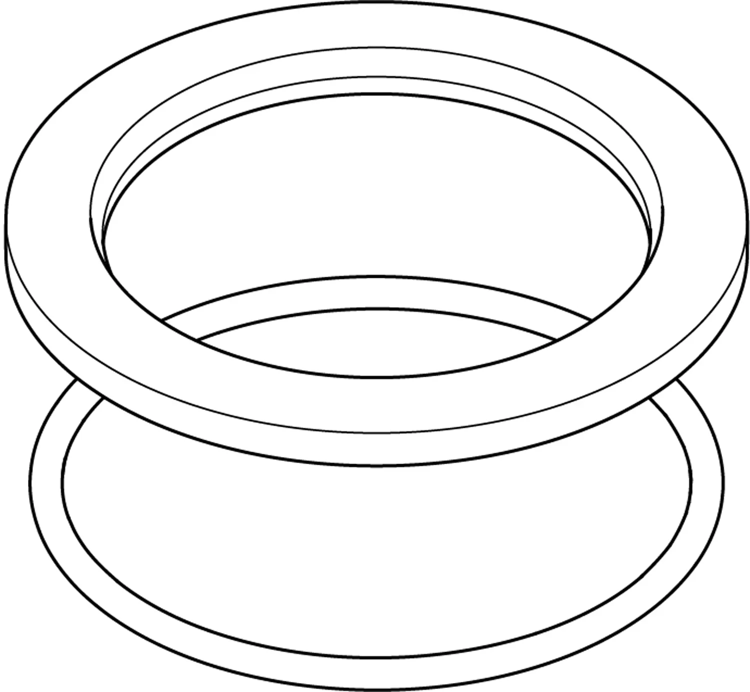 Rosette 46x46x3 mm - T537708 Rosette 46x46x3 mm - T537708