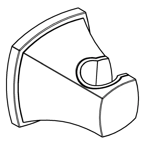 Handbrausehalter Grandera 26896, Metall, chrom Handbrausehalter Grandera 26896, Metall, chrom