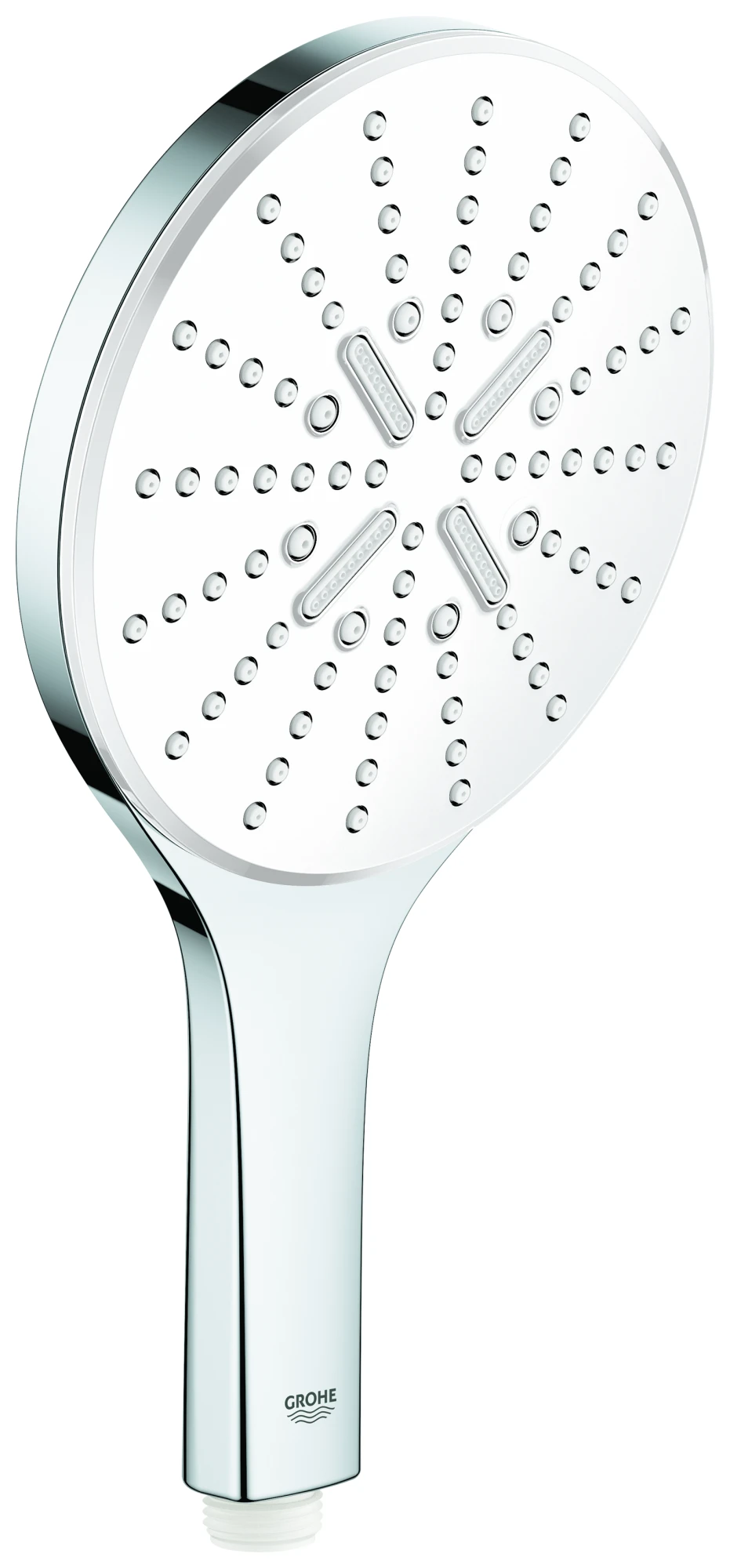 Handbrause Rainshower SmartActive 150 26554, Brauseboden moon white, 3 Strahlarten, 9,5 l/min, moon white/chrom