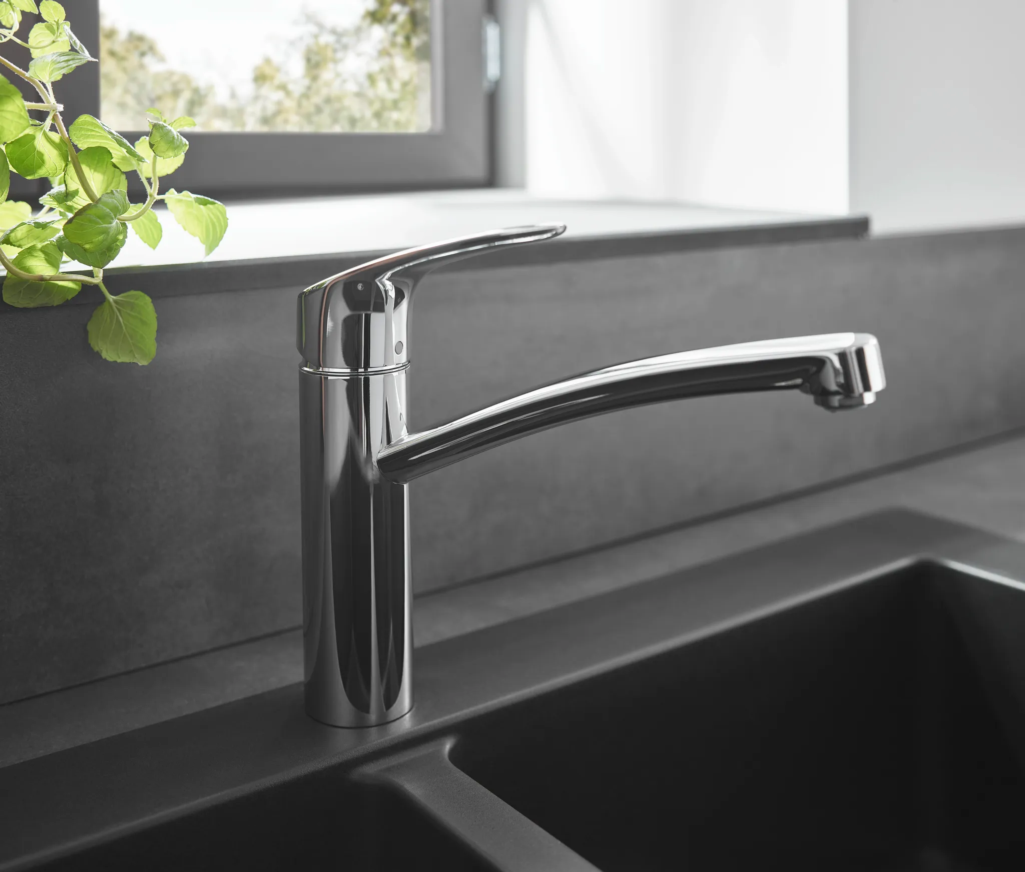 Focus M41 Einhebel-Küchenmischer 160, Eco, 1jet Chrom