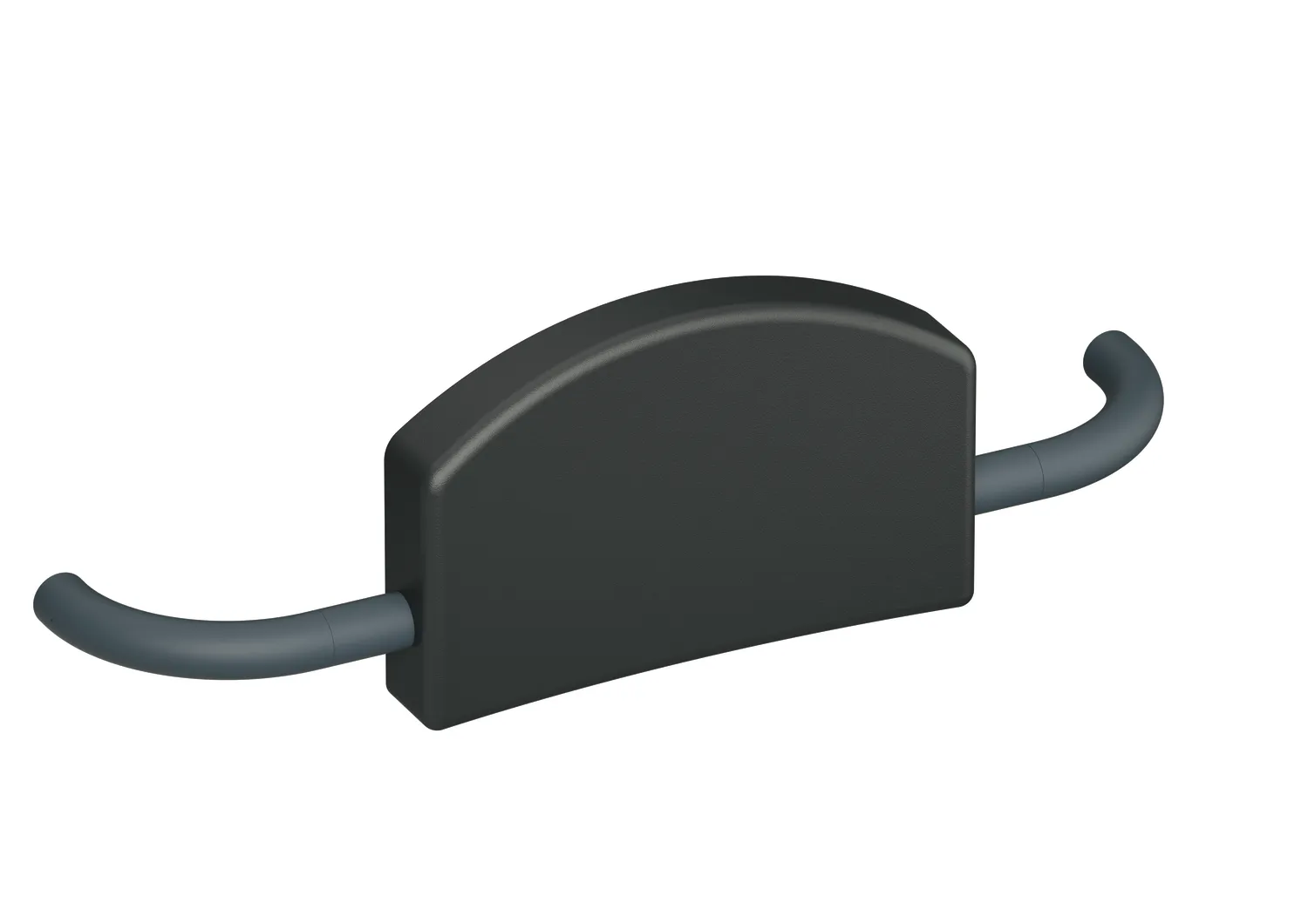 Rückenstütze der Serie 801, Polyamid, matt, Rückenpolster PUR, B: 670 bis 730 mm, T: 150 mm, Montage an Stützklappgriffen oder Wandstützgriffen mit Wandplatte, bauseits verstellbar, in Farbe 99 (Reinweiß) Rückenstütze der Serie 801, Polyamid, matt, Rückenpolster PUR, B: 670 bis 730 mm, T: 150 mm, Montage an Stützklappgriffen oder Wandstützgriffen mit Wandplatte, bauseits verstellbar, in Farbe 99 (Reinweiß)