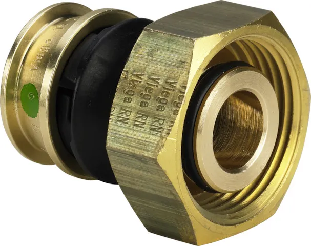 Viega „Raxofix“ Anschlussverschraubung für Eurokonus 16 mm × 3/4″ Viega „Raxofix“ Anschlussverschraubung für Eurokonus 16 mm × 3/4″