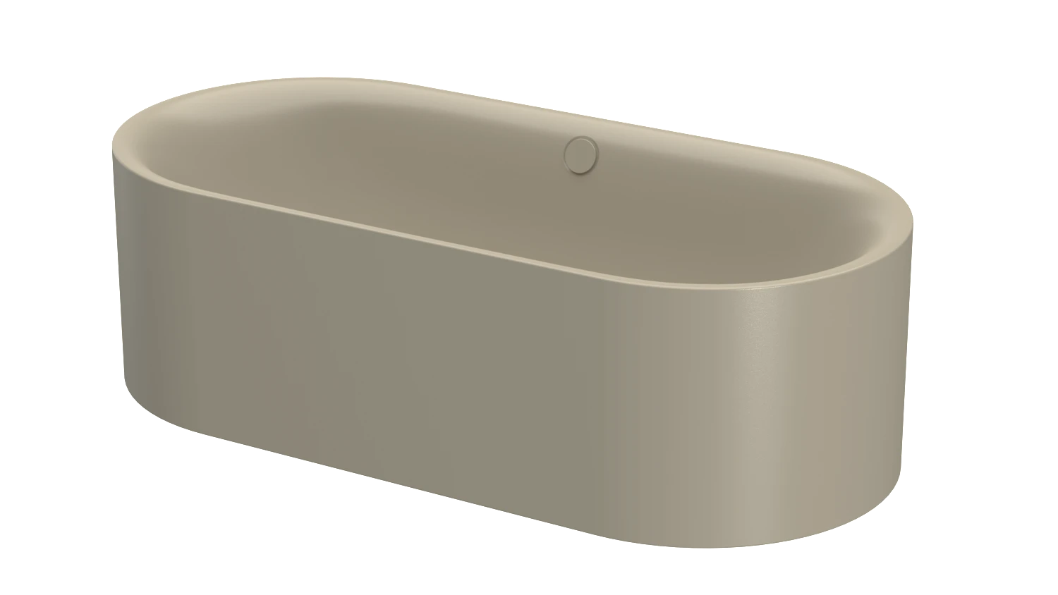 Bette oval Badewanne „BetteLux Oval Silhouette“ 190 × 90 cm in Cashmere